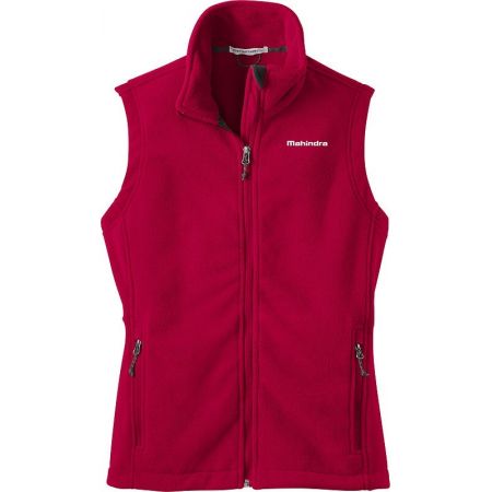 20-L219, Small, True Red, Left Chest, Mahindra.